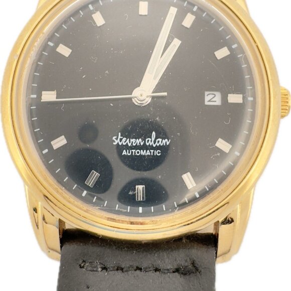Vintage 40mm Steven Alan Men's Automatic Wristwatch Japan Steel for Repair - Picture 1 of 3